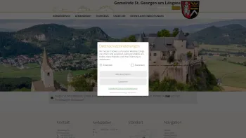 Website Screenshot: Gemeinde St. Georgen am Längsee - Sankt Georgen am Längsee - GEM2GO WEB - Home - Date: 2023-06-26 10:22:24