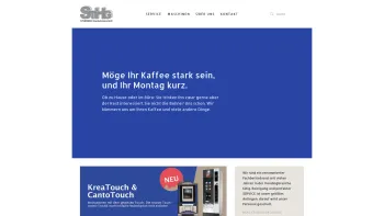 Website Screenshot: STURMER HandelsGesmbH - StHG – Auf Knopfdruck Kaffee - Date: 2023-06-26 10:22:24