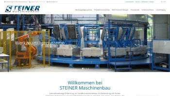 Website Screenshot: Steiner Maschinenbau GmbH - Home - Steiner Maschinenbau - Date: 2023-06-14 10:45:31