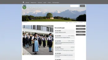 Website Screenshot: Gemeindeamt St. Pantaleon - St. Pantaleon: Home - Date: 2023-06-14 10:45:31