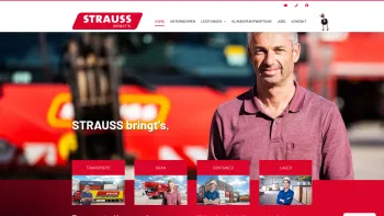 Website Screenshot: Johann Strauß GmbH - Johann Strauss GmbH - Transporte, Container & Mobilkräne - Date: 2023-06-15 16:02:34