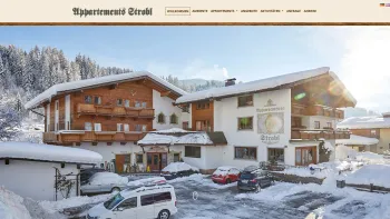 Website Screenshot: Angela Strobl Lisa Welzel Gesellschaft bürgerlichen Hotel-Pension Strobl Hopfgarten Tirol - Appartementhaus Ferienwohnungen Strobl in Hopfgarten im Brixental Kitzbühel - Date: 2023-06-26 10:22:36
