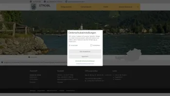 Website Screenshot: Gemeindeamt Strobl - Strobl am Wolfgangsee - Startseite - Date: 2023-06-26 10:22:36