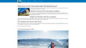Website Screenshot: Internationales Studentenhaus Innsbruck - Welcome at ISH - Internationales Studentenhaus - Date: 2023-06-26 10:22:38