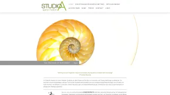 Website Screenshot: StudioA spiral motion - the freedom of movement - StudioA - spiral motion GYROTONIC(R), GYROKINESIS(R), ORTHO-BIONOMY(R), ACCESS BARS(R) - Date: 2023-06-14 10:45:34