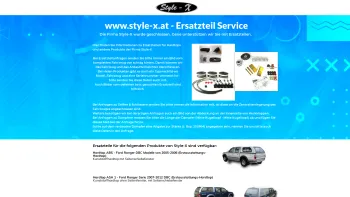 Website Screenshot: Style-X Vertriebs GmbH - SX AT | home - Date: 2023-06-14 10:45:34