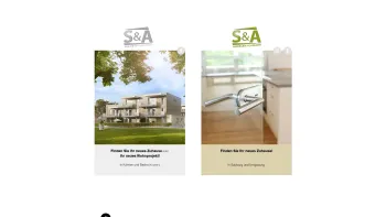 Website Screenshot: S&A Projektentwicklung GmbH - S&A Immobilien und Anlagen I S&A Projektentwicklung in Seekirchen am Wallersee - Date: 2023-06-26 10:26:46