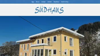 Website Screenshot: SÜDHAUS Wohnbau GmbH - Südhaus - Ihr Traumhaus nach Ihren eigenen Plänen. Wir sind Ihr Partner beim Hausbau - Date: 2023-06-15 16:02:34
