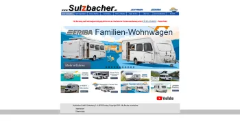 Website Screenshot: HYMER-Sulzbacher - HYMER Sulzbacher, Reisemobile, Wohnmobile, Wohnwagen, Carado - Date: 2023-06-26 10:22:42