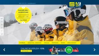 Website Screenshot: SUNUP Sports Sölden - Skiverleih, Skischule & Sports Sölden l SunUp & Yellow Power - Date: 2023-06-15 16:02:34