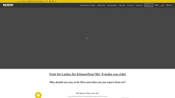 Website Screenshot: Kite and Windsurfschool SriLanka - Kitesurfing school in Sri Lanka | Kite Center Kalpitiya: DE SILVA - Date: 2023-06-14 10:45:34