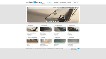 Website Screenshot: system boden gmbh Doppelboden & Hohlraumboden vom Profi mit höchster QUALITÄT - Startseite - Date: 2023-06-14 16:39:38
