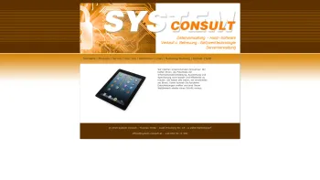 Website Screenshot: Thomas Startseite System Consult - System-Consult - Date: 2023-06-26 10:22:47