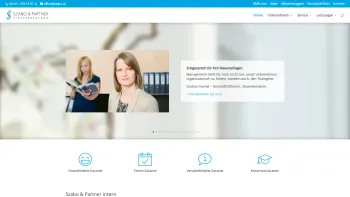 Website Screenshot: Szabo Partner die Steuerberatungskanzlei - Szabo & Partner Steuerberatung | Ihr Steuerberater in 1210 Wien | - Date: 2023-06-26 10:22:47