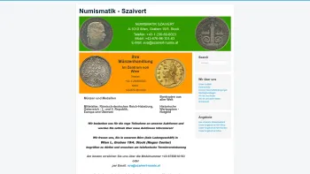 Website Screenshot: Münzenhandlung Dr. Eva Szaivert - Home - Date: 2023-06-14 10:45:36
