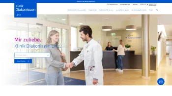 Website Screenshot: Tagesklinik Linz Diakonissen-Krankenhaus Linz - Startseite - Klinik Diakonissen - Date: 2023-06-14 10:45:36