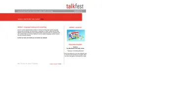 Website Screenshot: Talkfest Seminars - ... talkfest seminars ... - Date: 2023-06-26 10:22:50