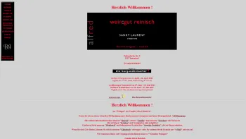 Website Screenshot: Reinisch Tattendorf - WEINGUT Familie Alfred Reinisch - Date: 2023-06-26 10:22:53