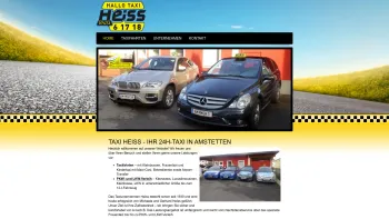 Website Screenshot: Michaela TAXI HEISS Tag und Nacht zu Ihren Diensten - Taxi Amstetten - Taxi Heiss - Monitor24 - Date: 2023-06-14 10:45:39