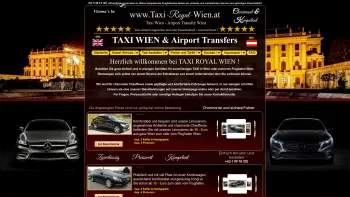 Website Screenshot: Taxi Royal Wien - Flughafentaxi Wien - Gute Preise und gute Fahrt - Fixpreis Taxi Wien - Date: 2023-06-14 10:38:13