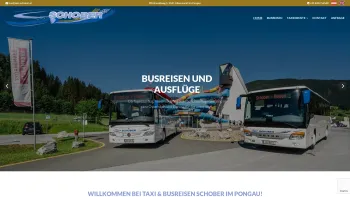 Website Screenshot: Autobusunternehmen Karl Schober Busreisen Taxi Schober Altenmarkt Zauchensee Salzburg - Taxi Pongau - Karl Schober OG - Date: 2023-06-26 10:22:56