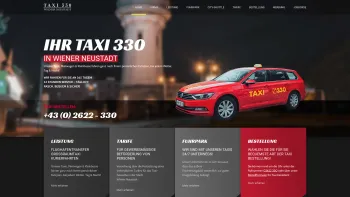 Website Screenshot: TAXI 330 - Taxi 330 - Wir bringen Sie ans Ziel | Home - Date: 2023-06-14 10:45:39
