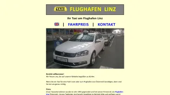 Website Screenshot: Taxi Flughafen Linz - TAXI 70100 - Taxi Transfer vom/zum Flughafen Linz Österreich - Date: 2023-06-26 10:22:56