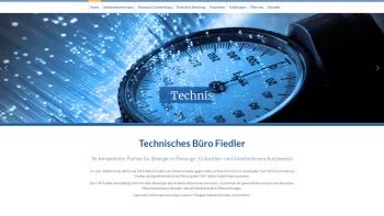 Website Screenshot: Technisches Büro Fiedler Gmbh. - Technisches Büro Fiedler - Date: 2023-06-26 10:22:59
