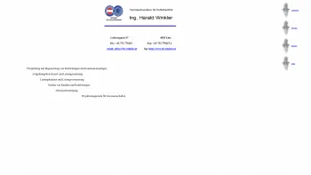 Website Screenshot: TB WINKLER Ing. Harald Winkler - TB WINKLER - Date: 2023-06-26 10:22:59