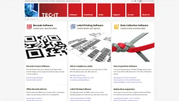 Website Screenshot: TEC-IT Datenverarbeitung GmbH - Software for Barcodes, 2D Codes, Label Printing, Data Collection - Date: 2023-06-26 10:23:02