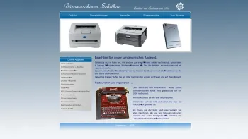 Website Screenshot: Heinz Schilhan schreibmaschinen fax kopierer drucker scanner computer rechenmschinen diktiergeräte beschriftungsgeräte anrufbeantw - B�romaschinen - Date: 2023-06-26 10:23:02