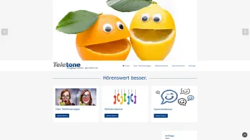 Website Screenshot: Teletone Audio und Werbeproduktionsgesellschaft m.b.H. - Home - Date: 2023-06-26 10:23:05