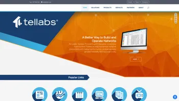 Website Screenshot: Tellabs, Inc. - Home - Tellabs - Date: 2023-06-26 10:23:05