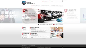 Website Screenshot: ATF Terminfracht GmbH - Logistics - Delivery - Express delivery - Transport - Austria Terminfracht - Date: 2023-06-14 16:39:46