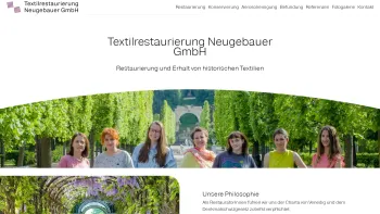 Website Screenshot: Textilrestaurierung Hilde Neugebauer - Textilrestaurierung Neugebauer - Date: 2023-06-26 10:23:07