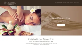 Website Screenshot: Thai Massage Wien - Thai Massage Wien: Entspannung für den Körper - Date: 2023-06-15 16:02:34