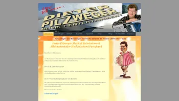 Website Screenshot: Dieter Pilzweger & The-Players Musik & Entertainment - Dieter Pilzweger Musik & Entertainment - Alleinunterhalter Hochzeitsband Partyband - Willkommen - Date: 2023-06-26 10:23:10