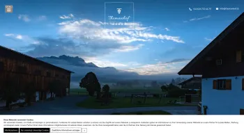 Website Screenshot: Appartments Thomanhof Saalfelden - Urlaub am Bauernhof in Salzburg - Willkommen am Thomanhof - Date: 2023-06-26 10:23:13
