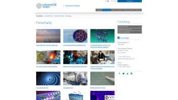 Website Screenshot: Institut fur Theoretische Physik Universitaet Wien - Forschung - Date: 2023-06-14 10:45:45