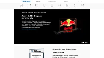 Website Screenshot: Tiedemann Gesellschaft m.b.H. - Produkte | Tiedemann - Date: 2023-06-26 10:23:16