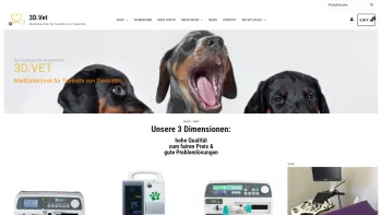 Website Screenshot: Tierartzpraxis Simmering - Medizintechnik für Tierärzte - 3D.vet - Date: 2023-06-26 10:23:16
