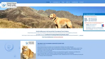 Website Screenshot: Tierarzt Dr. Peter Theurl - Home | Tierarztpraxis Theurl - Allgemeinmedizin und klassische Homöopathie - Date: 2023-06-26 10:23:16