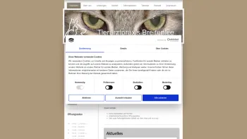 Website Screenshot: Tierarztpraxis Breitenlee Dr. Susanne Schönkypl - Ihr Tierarzt in der Donaustadt! - Tierarztpraxis Breitenlee - Dr. Susanne Schönkypl - Date: 2023-06-26 10:23:16