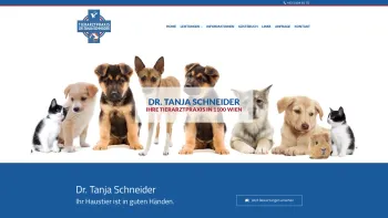 Website Screenshot: Tierarztpraxis Dr .Tanja Tham - Tierarztpraxis Dr. Tanja Schneider in 1100 Wien - Date: 2023-06-26 10:23:16