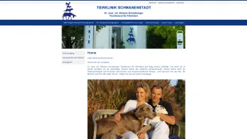 Website Screenshot: Mag. Dietmar TIERKLINIK SCHWANENSTADT Dr. med vet Dietmar Schnötzinger - Home - Tierklinik Schwanenstadt - Date: 2023-06-14 10:45:45