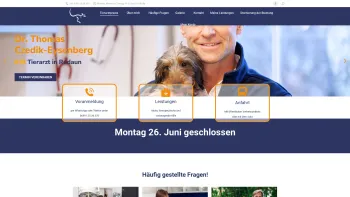 Website Screenshot: Tierklinik Rodaun Dr. Thomas Czedik-Eysenberg - Tierarztpraxis - Tierarztpraxis - Date: 2023-06-26 10:23:16