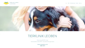 Website Screenshot: Dr. med. vet. Heinz Andreas Tierklinik Leoben - Start | Tierklinik Leoben - Date: 2023-06-14 10:45:45