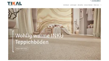 Website Screenshot: Tikal GmbH Co. Wohnunion - TIKAL: Ihr Raumausstatter in Wels - Date: 2023-06-26 10:23:19