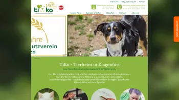 Website Screenshot: Tierheim Klagenfurt TiKo Landestierschutzverein Kärnten - Tierheim Klagenfurt - Tierschutzverein Kärnten: Tiervermittlung Hunde Katzen - Date: 2023-06-26 10:26:49