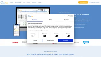 Website Screenshot: TimeTac GmbH - Zeiterfassung Online & webbasiert in der Cloud | TimeTac - Date: 2023-06-14 10:45:45
